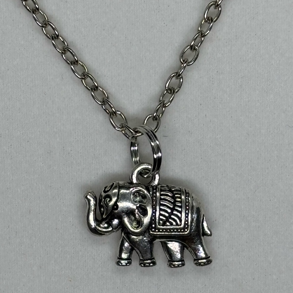 2 for $25 Elephant Pendant Unisex Necklace (lucky trunk up)